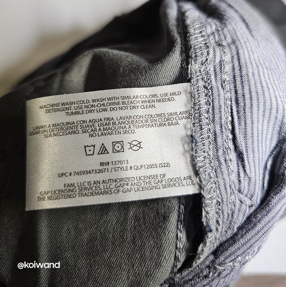 Gap Women's Relaxed Girlfriend Cuffed Twill Pant Size 4 - Picture 11 of 13